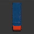 Toy Dump Truck With Orange Cab And Blue Bed Colorful Design