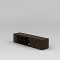 Technology Exhibition Hall Wooden Storage Display Cabinet With Compartments Shelves And Books