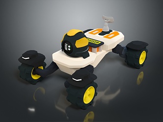 Modern Beach Vehicle All-terrain Vehicle Toy Car Four-wheeler 3d model