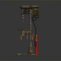 Bench Drill Vertical Drilling Machine Vertical Bench Drilling Machine Tools Hardware Tools Processing Tools Furniture 3d model