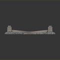 Chinese Great Wall Ancient City Wall City Wall 3d model