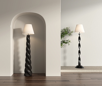 Floor lamp combination 3d model