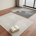 Modern Square Carpet 3d model