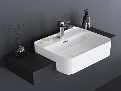 Modern sink 3d model