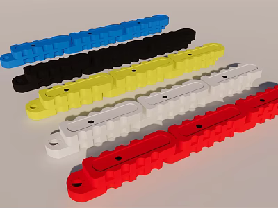 Modern guardrail karting runway guardrail 3d model Modern guardrail karting runway guardrail 3d model