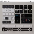 Modern switch socket combination intelligent switch panel 3d model