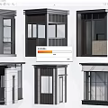 Sleek Modern Entrance Gates Various Designs Featuring Glass Panels Metal Grilles And Stone