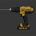 DEWALT Cordless Drill With Yellow Black Design Battery Powered Ergonomic Handle