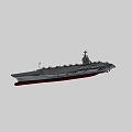 pbr Next Generation Material Voyage USS Ford-Class CVN78 Aircraft Carrier 3d model