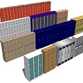 Various Colors And Different Styles Of Storage Cabinets For Home And Office Use