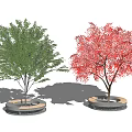 Modern Tree Landscape Tree 3d model