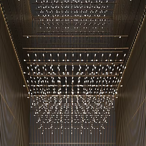 Light Luxury Chandelier Large Chandelier 3d model