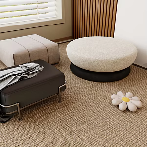 Sofa Cushion Foot 3d model