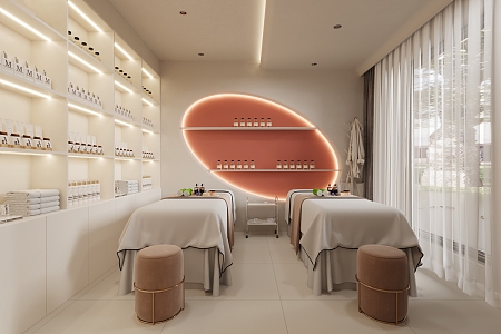 Quiet SPA beauty salon 3d model