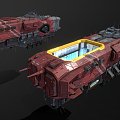 Sci-Fi Mobile Shipyard 3d model