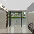Tobacco and Alcohol Store Interior Design With Shelves Display Counters And Products