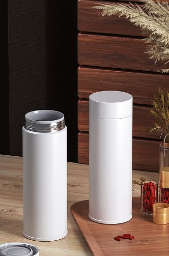 Modern thermos cup 3d model