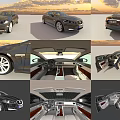 3D Car Model Exterior And Interior Design With Wheel Dashboard Seats Details
