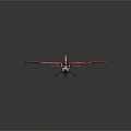 Red and White Passenger Airplane Featuring Flame Patterns on Wings and Royal Air Markings