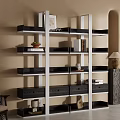 Simple Storage Rack Bookshelf Shelf Decorative Rack 3d model