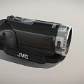 JVC Digital Camcorder Black And Silver Body With Compact Design And High Quality Lens