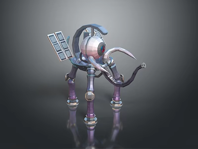 Advanced Space Satellite With Mechanical Legs Solar Panels And Antenna For Exploration 3d model