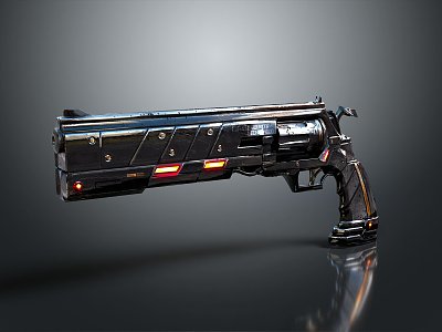 Modern Sci-Fi Gun Sci-Firearms Sci-Fi Game Gun Games Firearms Game Gun 3d model