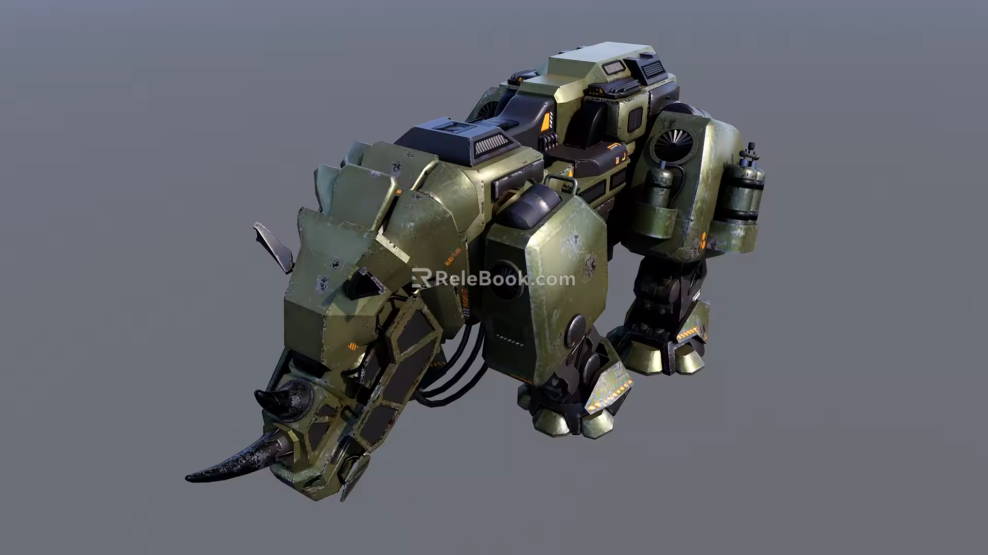 Modern Robot Rhino Mecha 3d model