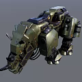 Modern Robot Rhino Mecha 3d model