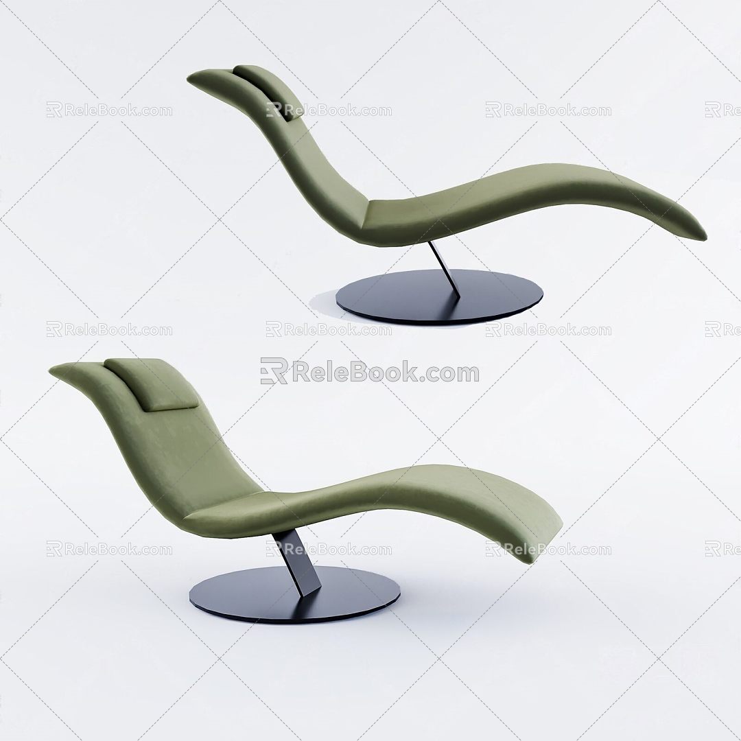 Modern recliner 3d model