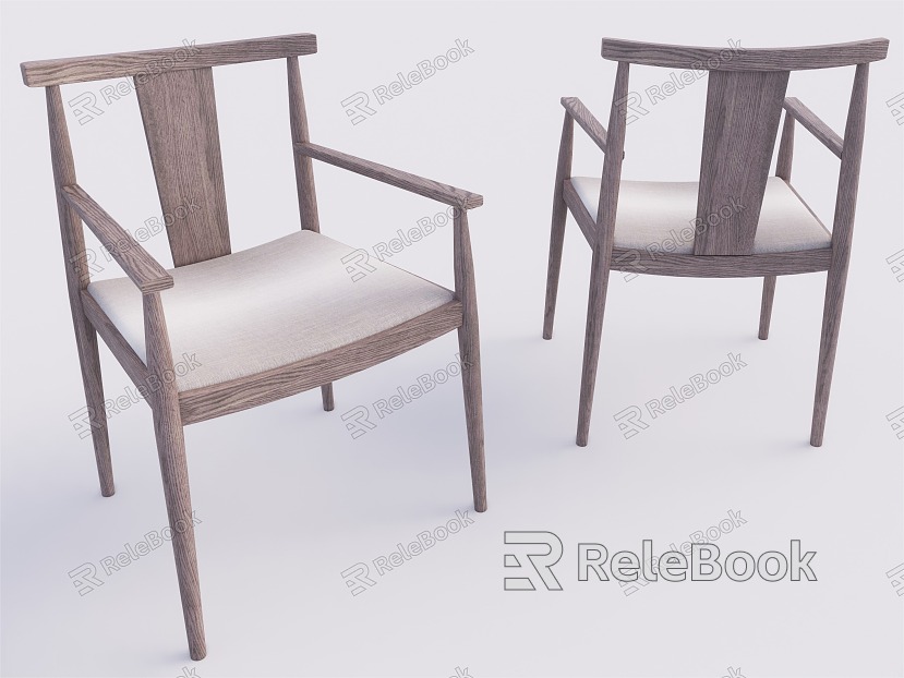 New Chinese Dining Chair Single Chair Leisure Chair model