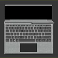 Modern Portable Laptop With High Definition Screen Displaying Scenic Image And Sleek Design