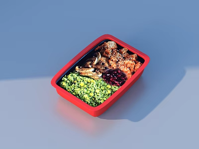 Gourmet Food Food 3d model