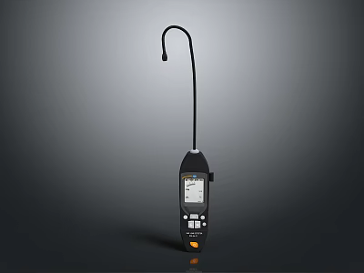 Testo Digital Gas Leak Detector With Long Probe And Display Screen 3d model