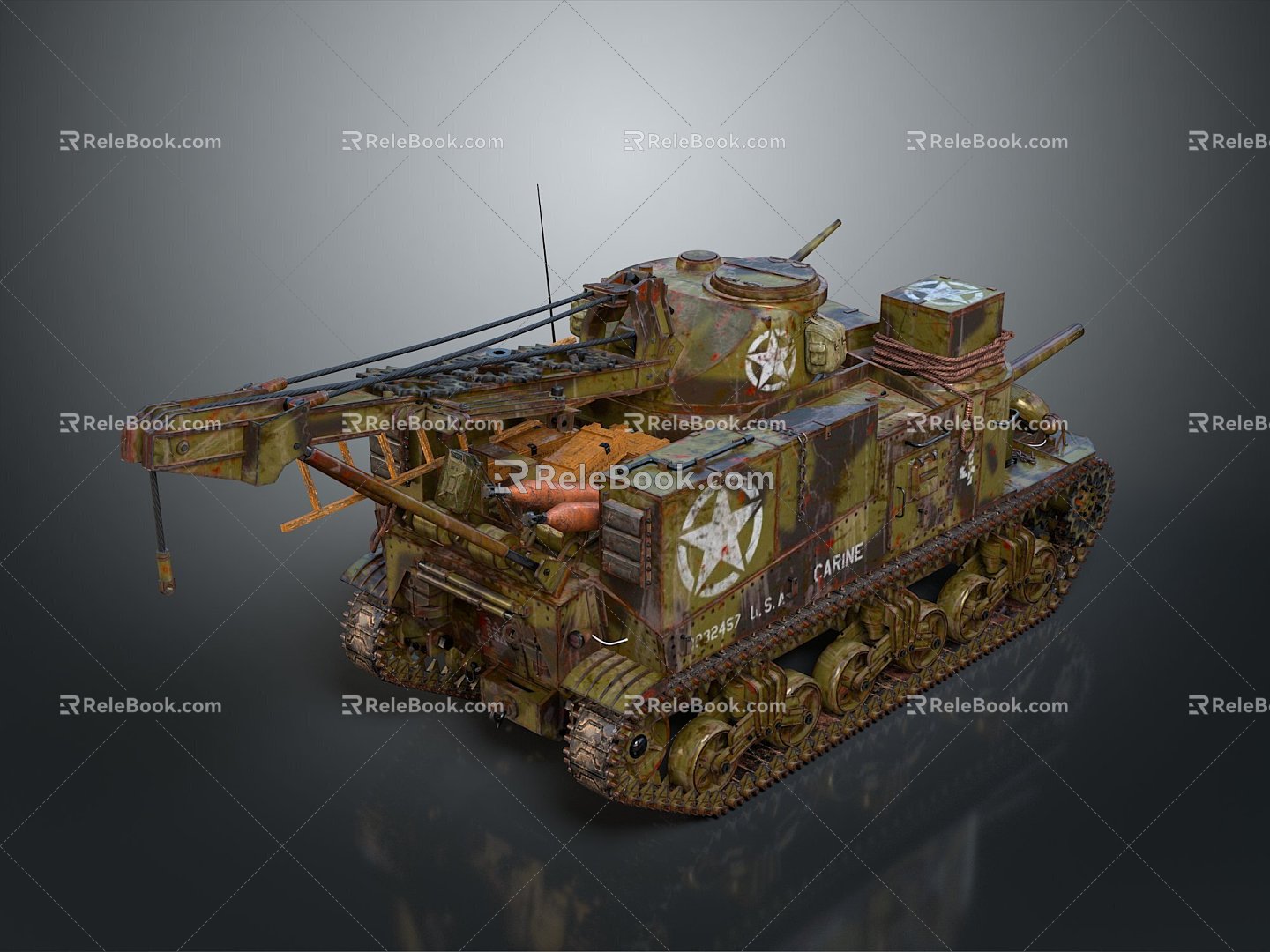 Light Tank Light Armored Tank Modern Tank World War II Tank World War I Tank Heavy Tank 3d model