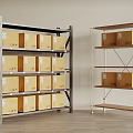Shelf Display Rack Storage Rack Express Rack 3d model