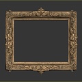 European-style Photo Frame Antique Photo Frame Classical Photo Frame 3d model