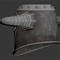 Gold And Silver Horned Helmets With Metallic Finish And Medieval Decorative Horns