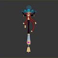Scepter Ancient Scepter Cane Ancient Scepter Magic Scepter Metal Scepter Classical Scepter Magic Scepter 3d model