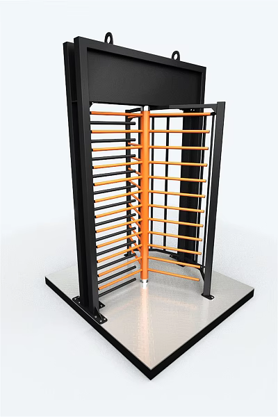 Modern gate gate machine revolving gate 3d model