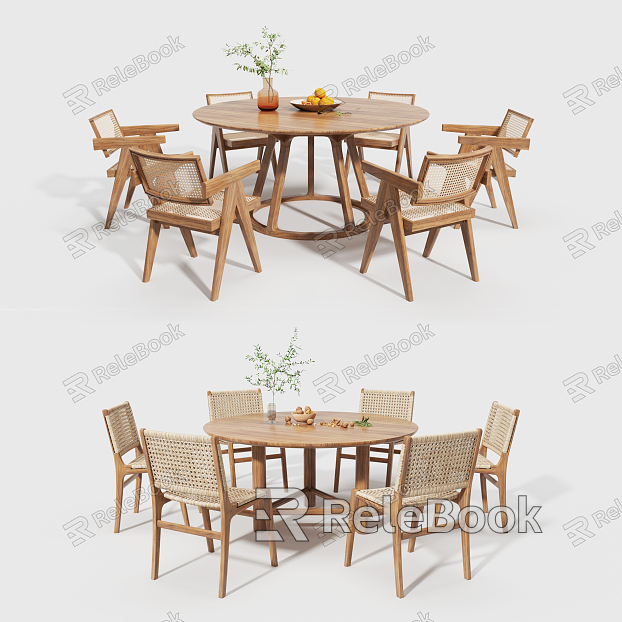 A combination of quiet dining tables and chairs model