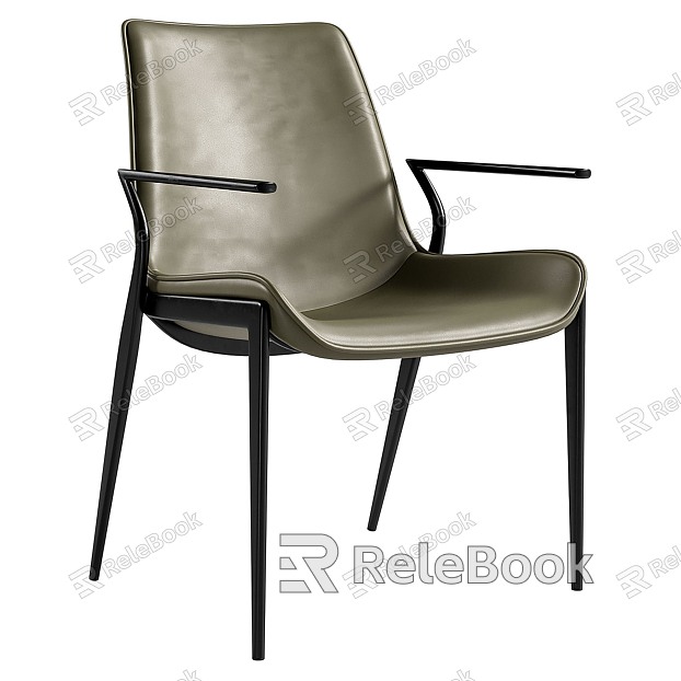 Modern Single Chair Dining Chair Leisure Chair Armchair model