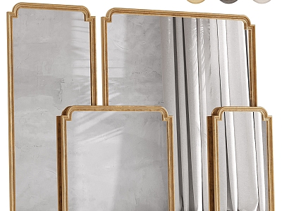 European-style full-length mirror floor mirror model