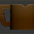 Cup Container Game Item 3d model