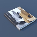 Books, notebooks, famous novels, magazines, books and periodicals 3d model