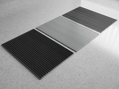 Modern anti-slip mat 3d model