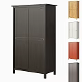 Storage Cabinet with Double Door in Multiple Colors for Home Organization