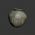 Artisan Handcrafted Ceramic Sculpture Vase With Dripping Glaze Rounded Detailed Design