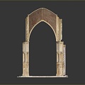 Ancient Building Door Ancient Building Door Chinese Style Door Antique Door Classical Door Chinese Style Door Chinese Style Entrance Traditional Door 3d model