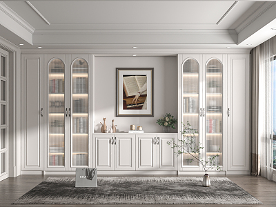 Jane European Bookcase 3d model